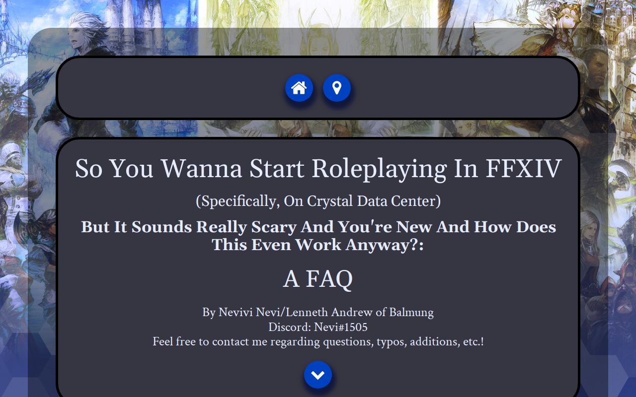 FFXIV RP FAQ
